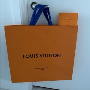 Louis Vuitton Large Shopping Bag and Receipt Holder